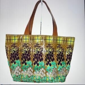 Plenty by Tracy Reese  Floral Embroidered Tote Anthropologie Summer Travel
